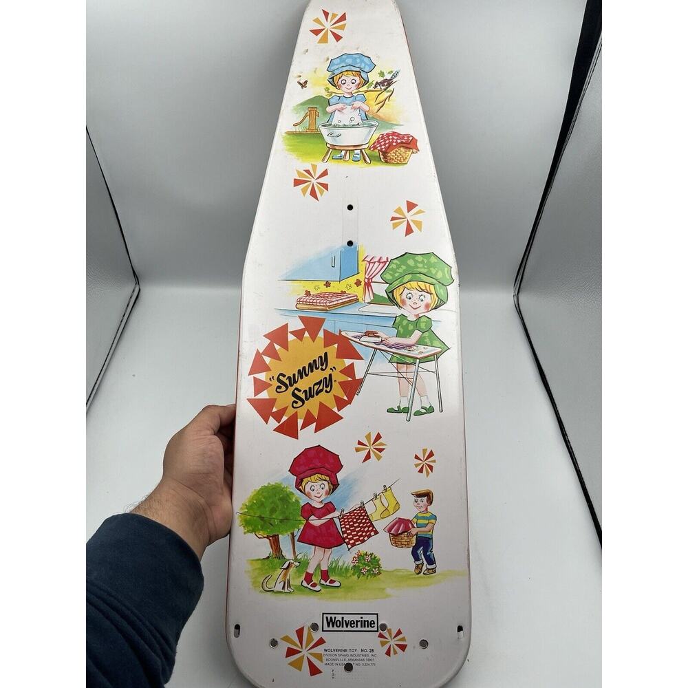 Vintage Children's "Sunny Suzy" Ironing Board, Wolverine Toy Co. 1940s